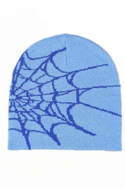 Style Core Aesthetics, New Style Trends - Bonnet à imprimé toile d'araignée