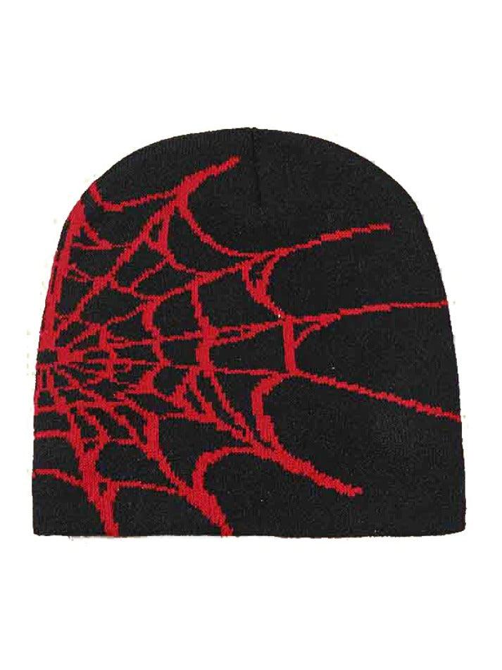 Style Core Aesthetics, New Style Trends - Bonnet à imprimé toile d'araignée Style Core Aesthetics, New Style Trends - Bonnet à imprimé toile d'araignée