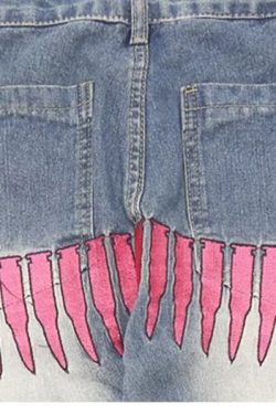 Style Core Aesthetics, New Style Trends - 'Bullets' Jeans