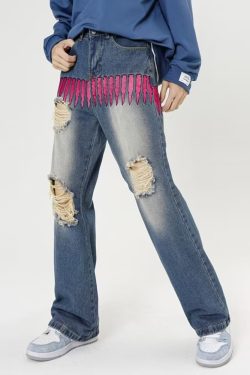 Style Core Aesthetics, New Style Trends - 'Bullets' Jeans