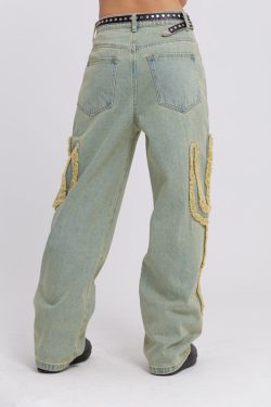 Style Core Aesthetics, New Style Trends - 'Cactus' Jeans