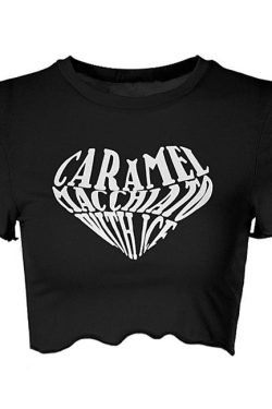 Style Core Aesthetics, New Style Trends - Caramel Macchiato Crop Top