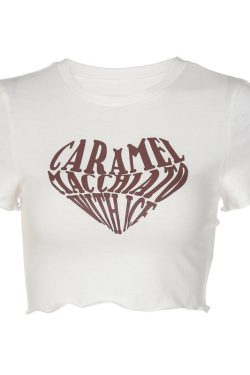 Style Core Aesthetics, New Style Trends - Caramel Macchiato Crop Top