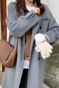 Style Core Aesthetics, New Style Trends - Casual Double Breasted Long Coat