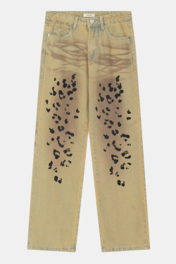 Style Core Aesthetics, New Style Trends - 'Cheeta' Jeans