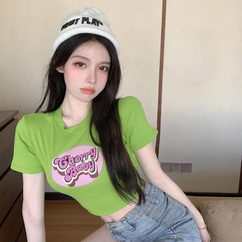 Style Core Aesthetics, New Style Trends - Cherry Baby Crop Top Style Core Aesthetics, New Style Trends - Cherry Baby Crop Top