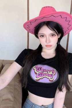 Style Core Aesthetics, New Style Trends - Cherry Baby Crop Top