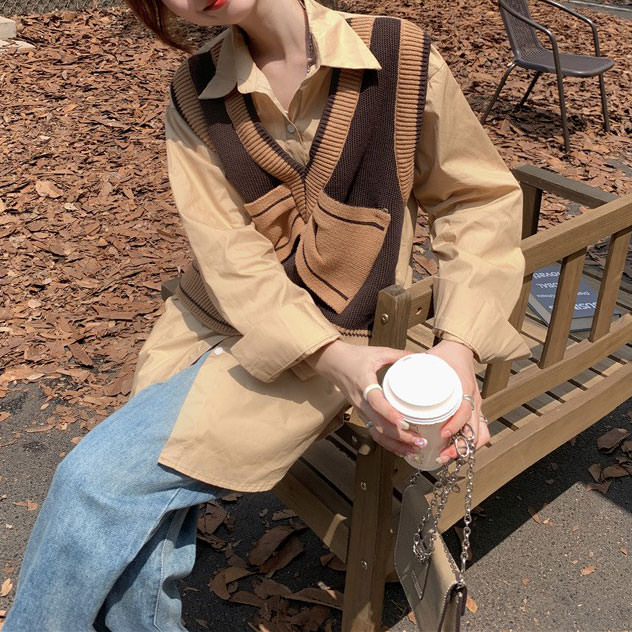Style Core Aesthetics, New Style Trends - Chocolate Brown Aeshetic Vest Style Core Aesthetics, New Style Trends - Chocolate Brown Aeshetic Vest