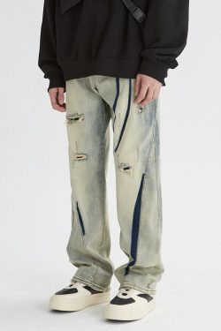 Style Core Aesthetics, New Style Trends - 'Clawed' Jeans