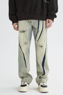 Style Core Aesthetics, New Style Trends - 'Clawed' Jeans