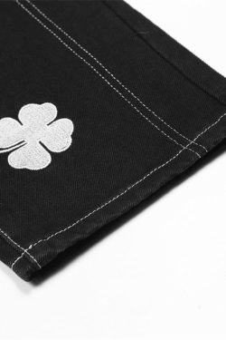 Style Core Aesthetics, New Style Trends - 'Clover' Jeans