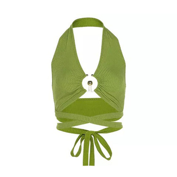 Style Core Aesthetics, New Style Trends - Coconut Girl Halter Top Style Core Aesthetics, New Style Trends - Coconut Girl Halter Top