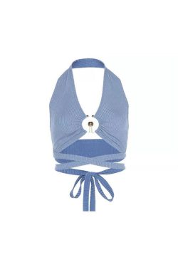 Style Core Aesthetics, New Style Trends - Coconut Girl Halter Top