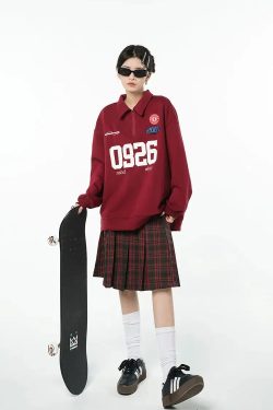 Style Core Aesthetics, New Style Trends - College Style A-Line Skater Midi Skirt