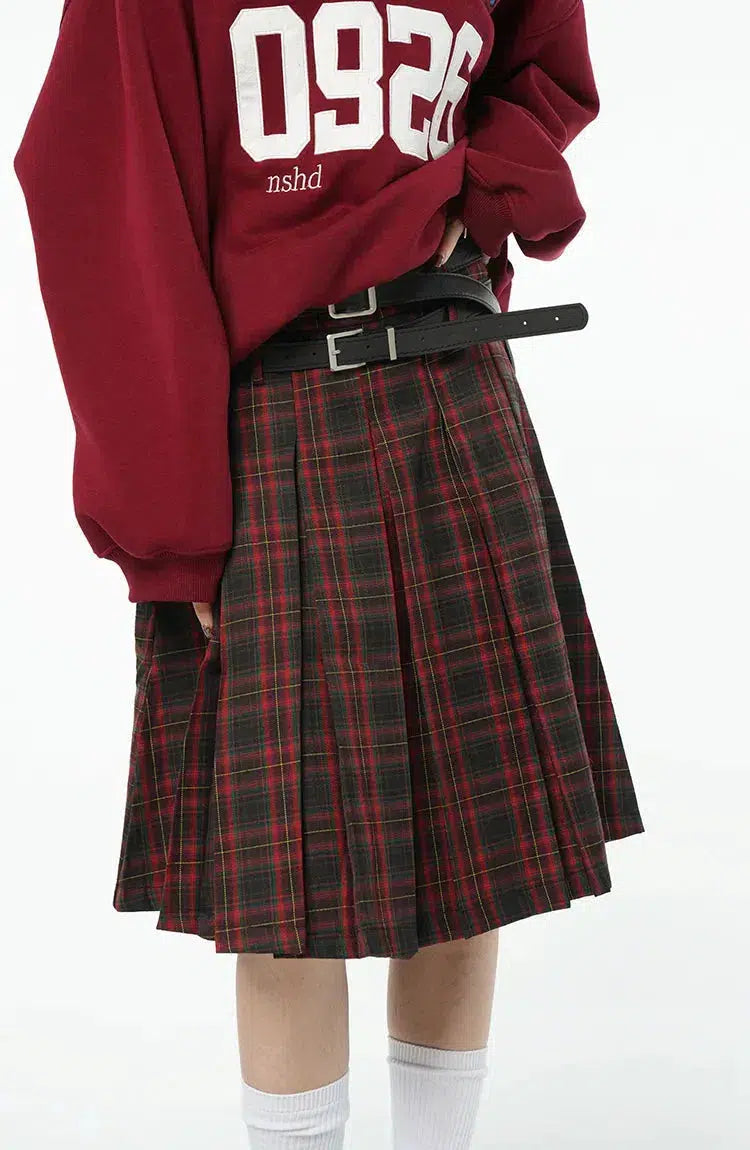 Style Core Aesthetics, New Style Trends - College Style A-Line Skater Midi Skirt Style Core Aesthetics, New Style Trends - College Style A-Line Skater Midi Skirt