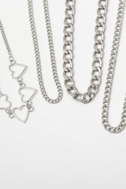 Style Core Aesthetics, New Style Trends - Collier Multicouche Coeur