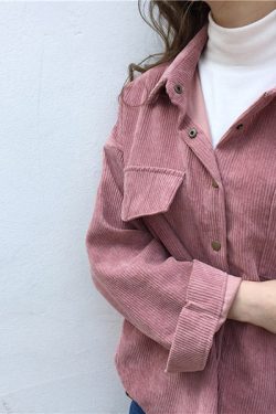 Style Core Aesthetics, New Style Trends - Comfy Cute Cord Shirt