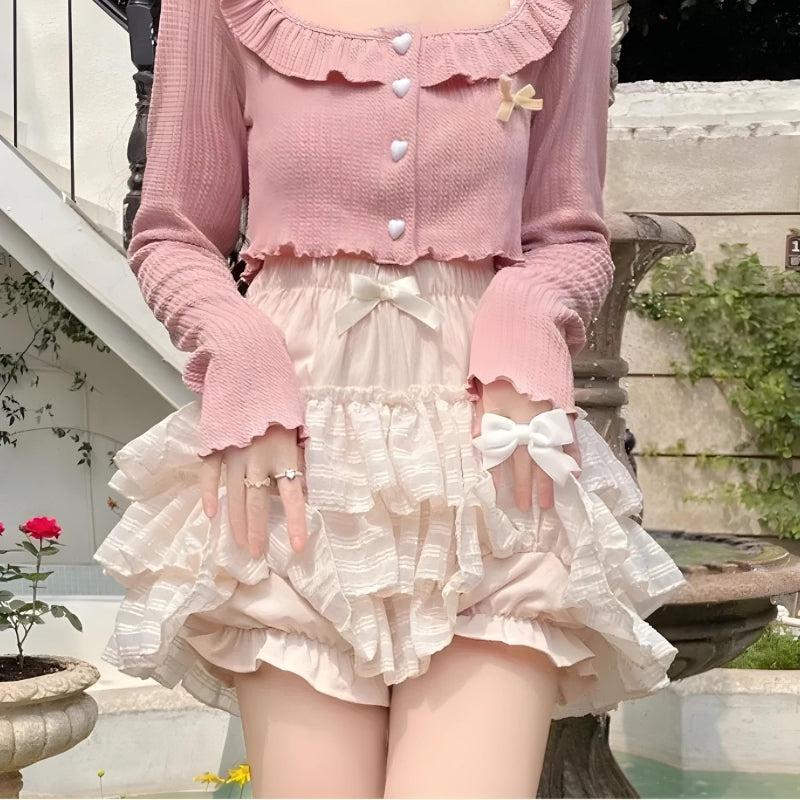Style Core Aesthetics, New Style Trends - Coquette Ruffle Mini Skirt Style Core Aesthetics, New Style Trends - Coquette Ruffle Mini Skirt
