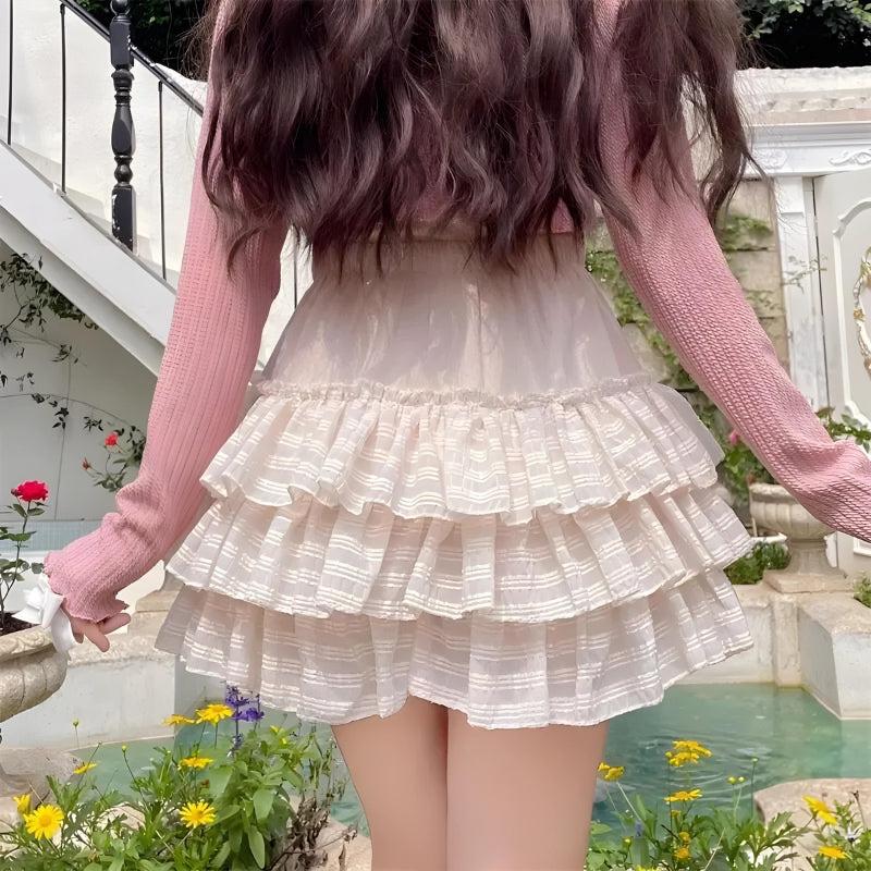 Style Core Aesthetics, New Style Trends - Coquette Ruffle Mini Skirt Style Core Aesthetics, New Style Trends - Coquette Ruffle Mini Skirt