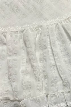 Style Core Aesthetics, New Style Trends - Coquette Ruffled Lace Mini Skirt