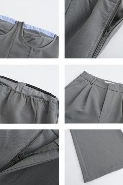 Style Core Aesthetics, New Style Trends - Corset Top & Wide Leg Pants Two Piece Set