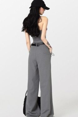 Style Core Aesthetics, New Style Trends - Corset Top & Wide Leg Pants Two Piece Set