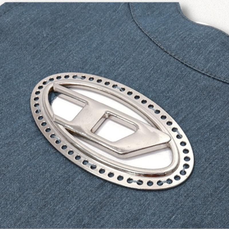 Style Core Aesthetics, New Style Trends - Cowgirl Denim Halter Corset Top Style Core Aesthetics, New Style Trends - Cowgirl Denim Halter Corset Top