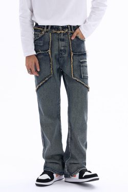 Style Core Aesthetics, New Style Trends - 'Crossed' Jeans
