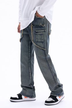 Style Core Aesthetics, New Style Trends - 'Crossed' Jeans