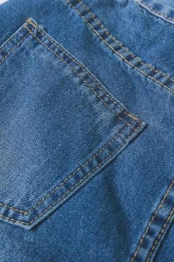 Style Core Aesthetics, New Style Trends - Cute Rabbit Denim Mini Skirt