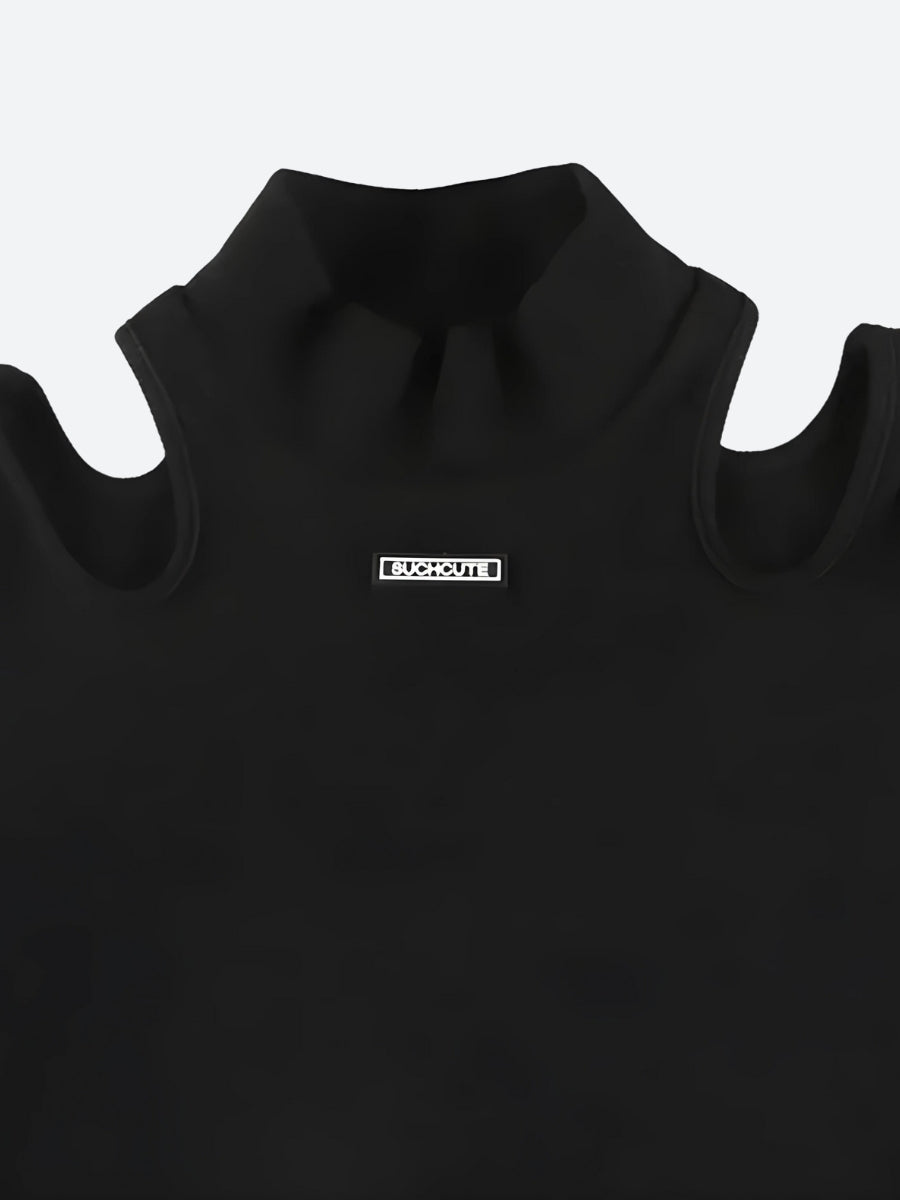 Style Core Aesthetics, New Style Trends - Cyberpunk Cut Out Corduroy Bodysuit Style Core Aesthetics, New Style Trends - Cyberpunk Cut Out Corduroy Bodysuit