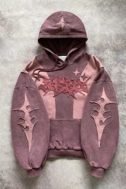 Style Core Aesthetics, New Style Trends - Cyberpunk Futuristic Patch Hoodie