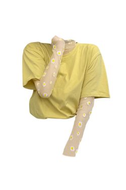 Style Core Aesthetics, New Style Trends - Daisy Mesh Top + Tee Co-Ord