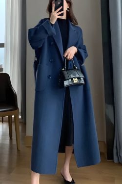 Style Core Aesthetics, New Style Trends - Dark Academia Belted Long Coat
