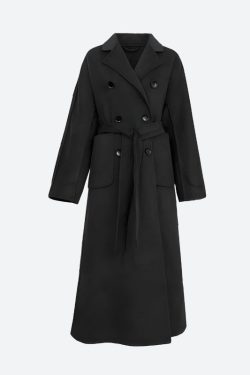 Style Core Aesthetics, New Style Trends - Dark Academia Belted Long Coat