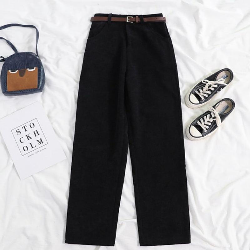 Style Core Aesthetics, New Style Trends - Dark Academia Corduroy Pants Style Core Aesthetics, New Style Trends - Dark Academia Corduroy Pants