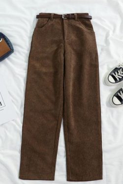 Style Core Aesthetics, New Style Trends - Dark Academia Corduroy Pants