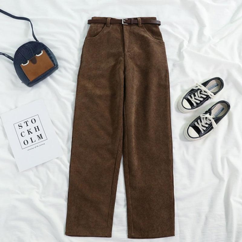 Style Core Aesthetics, New Style Trends - Dark Academia Corduroy Pants Style Core Aesthetics, New Style Trends - Dark Academia Corduroy Pants