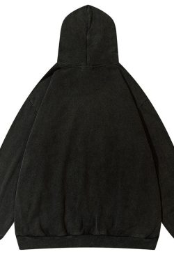 Style Core Aesthetics, New Style Trends - 'Devil Teeth' Embroidery Hoodie