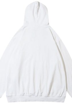 Style Core Aesthetics, New Style Trends - 'Devil Teeth' Embroidery Hoodie