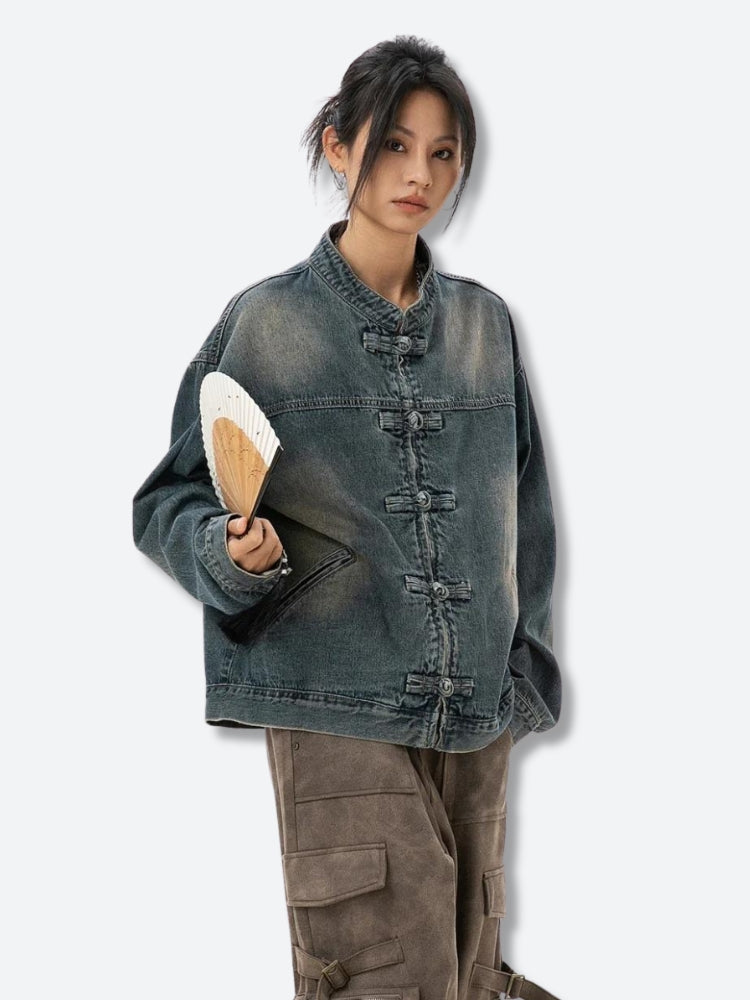 Style Core Aesthetics, New Style Trends - Distressed Denim Jacket Style Core Aesthetics, New Style Trends - Distressed Denim Jacket