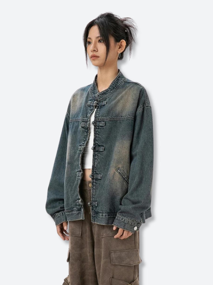 Style Core Aesthetics, New Style Trends - Distressed Denim Jacket Style Core Aesthetics, New Style Trends - Distressed Denim Jacket