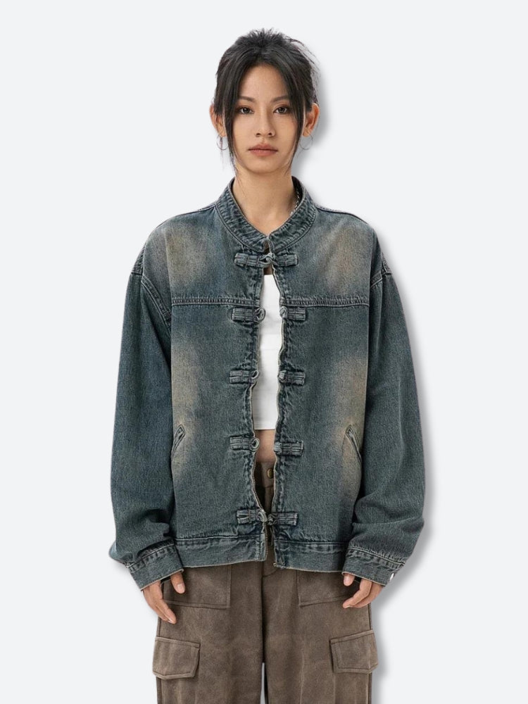 Style Core Aesthetics, New Style Trends - Distressed Denim Jacket Style Core Aesthetics, New Style Trends - Distressed Denim Jacket