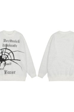 Style Core Aesthetics, New Style Trends - 'Dominate' Furry Knit Cotton Sweater