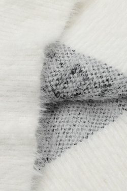 Style Core Aesthetics, New Style Trends - 'Dominate' Furry Knit Cotton Sweater