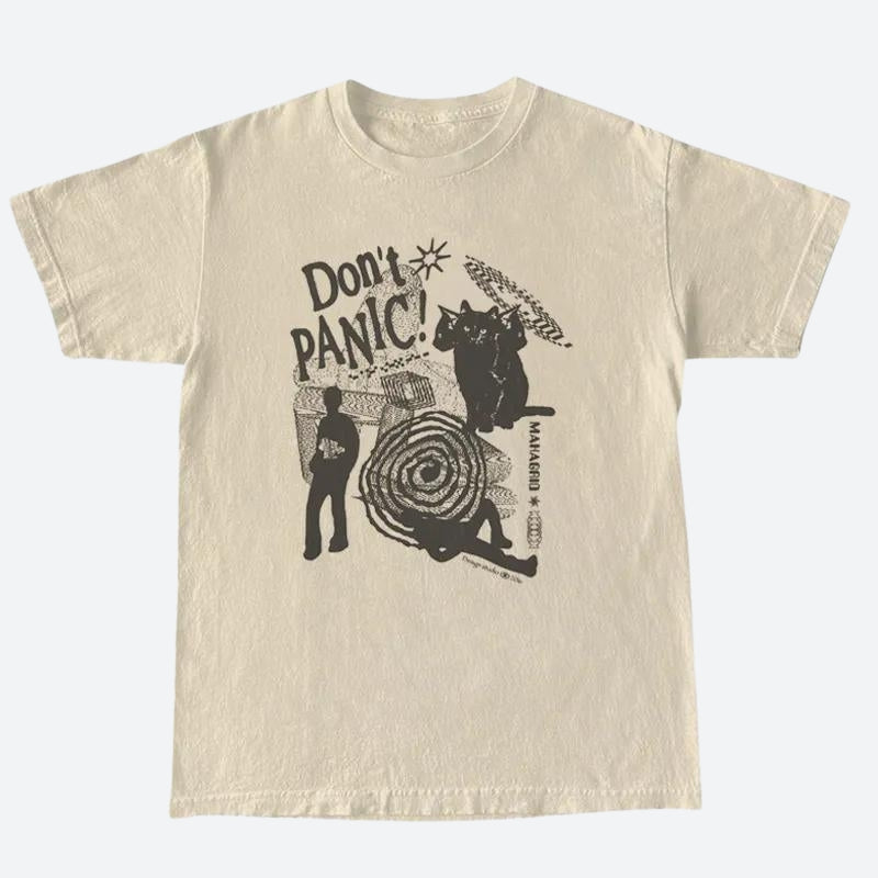 Style Core Aesthetics, New Style Trends - Don't Panic Tee Style Core Aesthetics, New Style Trends - Don't Panic Tee