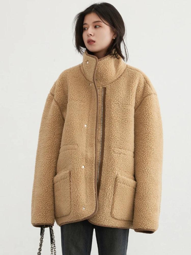 Style Core Aesthetics, New Style Trends - Double Faced Faux Leather Jacket Style Core Aesthetics, New Style Trends - Double Faced Faux Leather Jacket