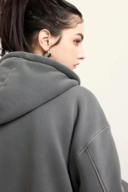 Style Core Aesthetics, New Style Trends - Double Zip-Up Cropped Hoodie