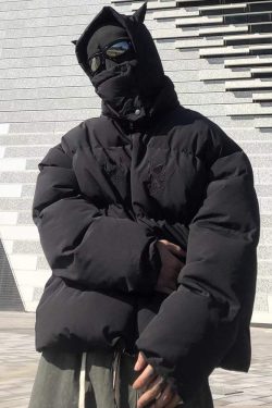 Style Core Aesthetics, New Style Trends - Doudoune avec corne