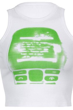 Style Core Aesthetics, New Style Trends - Downtown Girl Ribbed Crop Top